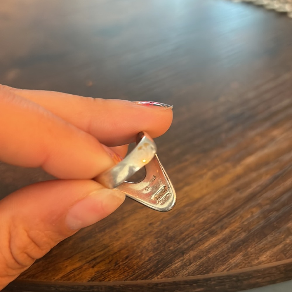 Sterling Silver Outer Space Space Ring - image 2